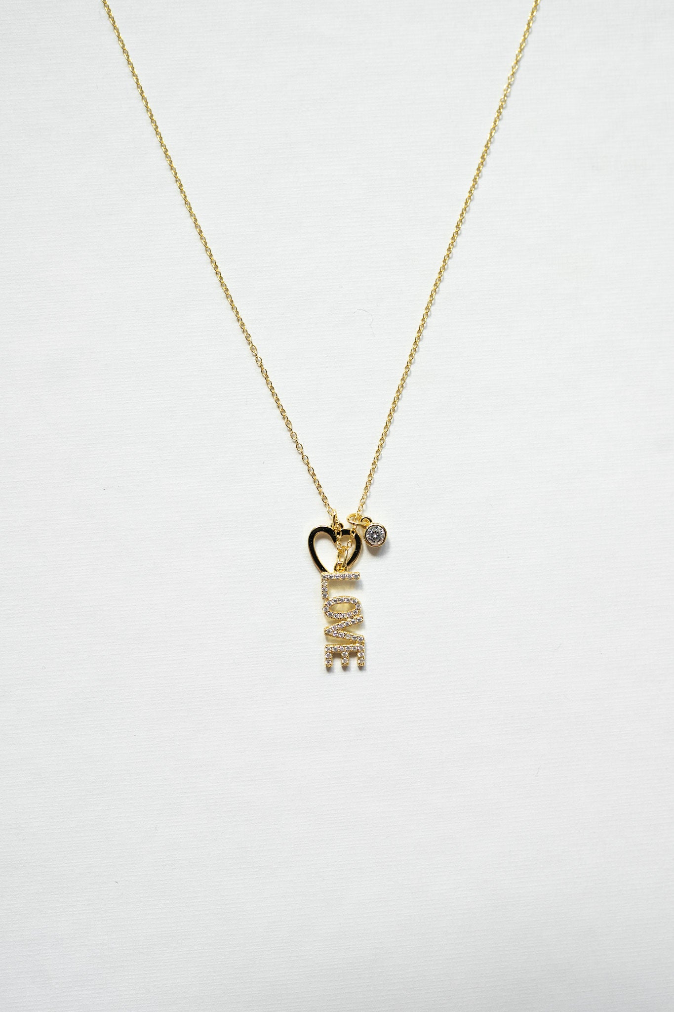 Love Sterling Silver Affirmation Necklace – I AM LOVE PROJECT
